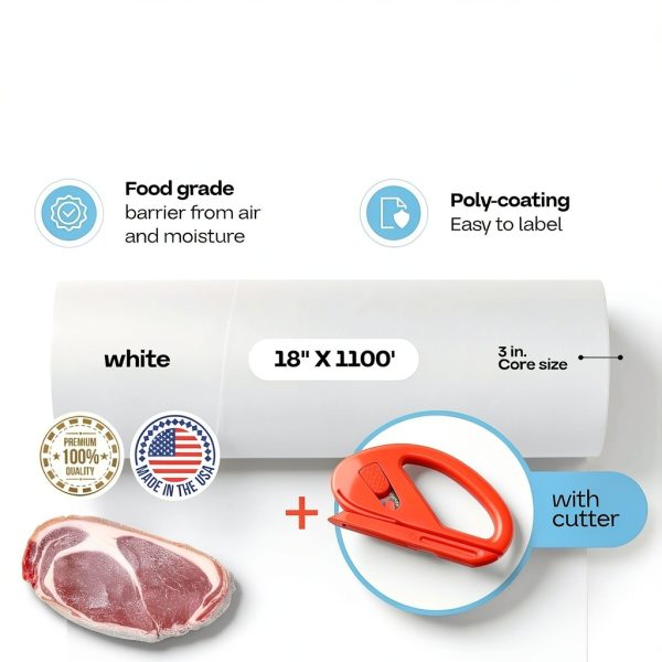 IDL Packaging Freezer Paper White Moisture Barrier Food-1