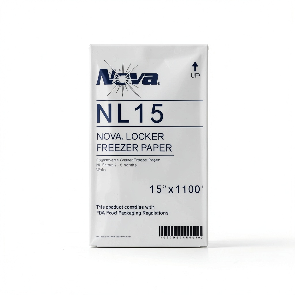 Nova freezer paper roll in a commercial kitchen