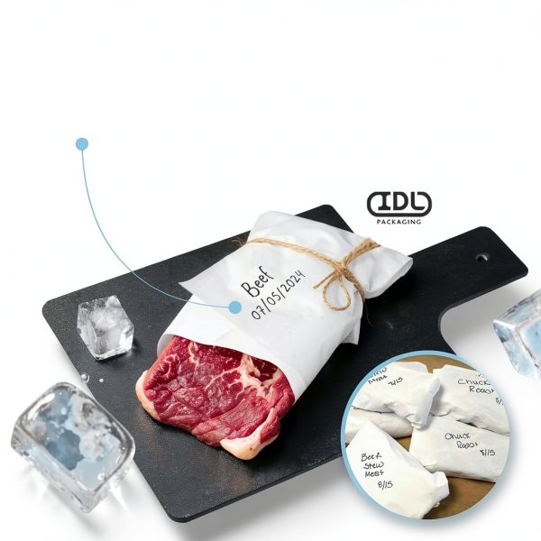 IDL Packaging Freezer Paper Roll Food Storage Moisture-5