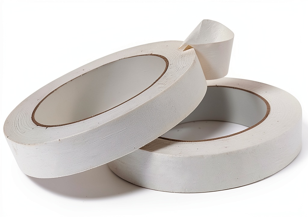 Applying Xelsluthe freezer paper tape to a food container