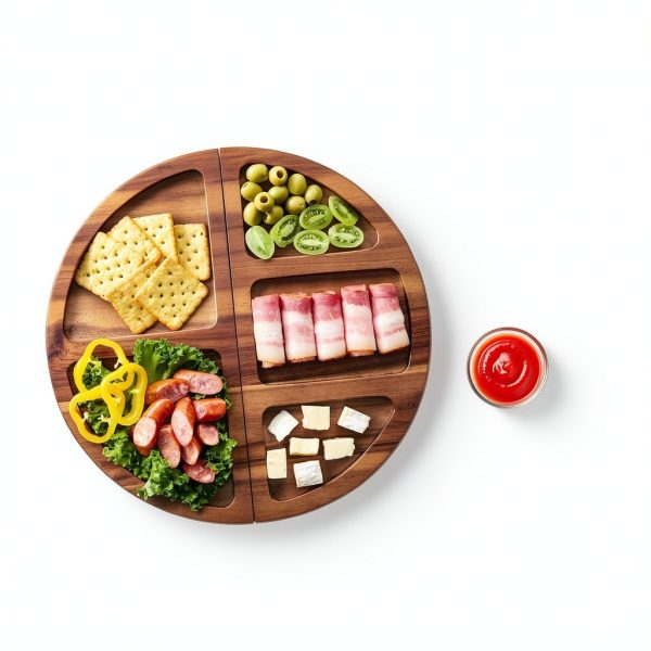 Acacia Charcuterie Board Tidita Large Cheese Tray-1