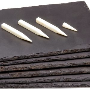 Juvale Slate Charcuterie Boards Party Serving Trays-0