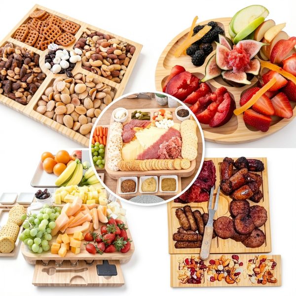 Bamboo Cheese Board by BEAUPLUS Rectangular-3