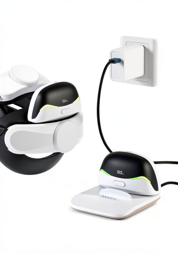 DXKK VR Headstrap Battery for Meta Quest 3/2 6700mAh Digital Display-4