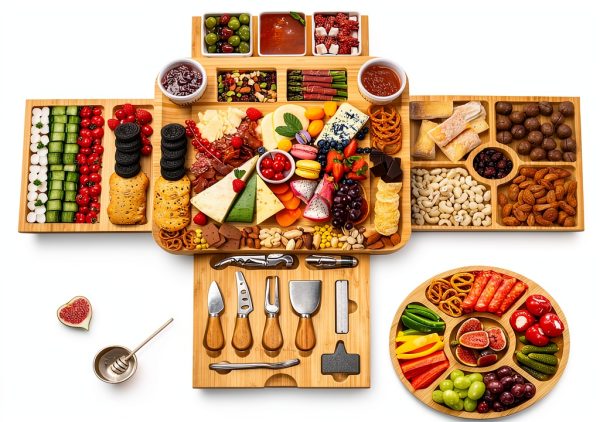 Bamboo Cheese Board by BEAUPLUS Rectangular-0