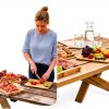 SRRUI Natural Bamboo Cheese Tray-4