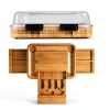SRRUI Natural Bamboo Cheese Tray-2