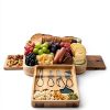 SRRUI Natural Bamboo Cheese Tray-6