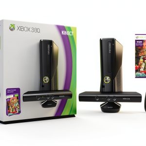 Xbox 360 S Console Renewed Microsoft Slim 250GB with HDMI Controller-0