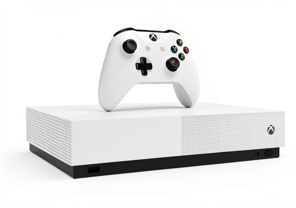 Xbox One S All-Digital 1TB Console Disc-Free Gaming with Controller-1