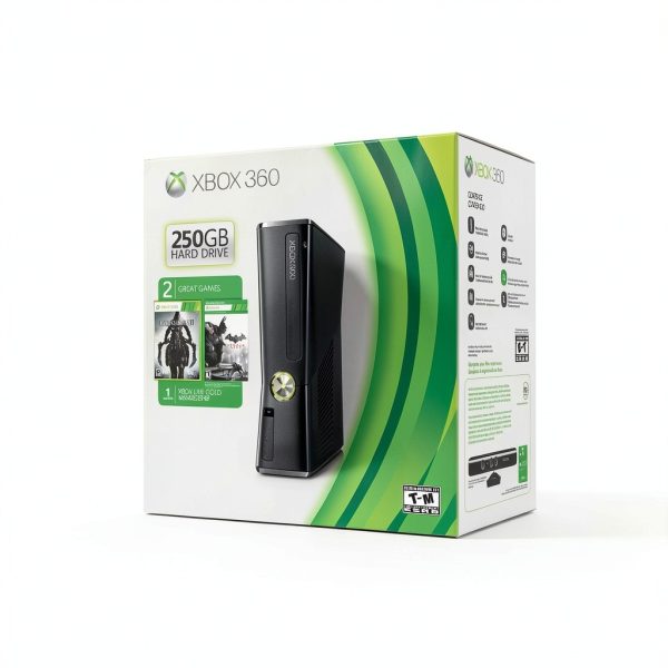 Xbox 360 250GB Console Bundle with Darksiders II and Batman Controller-3