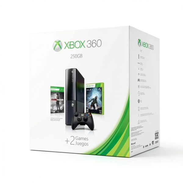 Xbox 360 E Console Microsoft 500GB with 2 Free Games-1