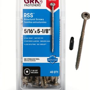GRK 132231 RSS SS HandyPak 5/16 x 5-1/8 Inch Structural Screws 40pk-0