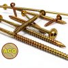 GRK 772691122872 3/8" x 8" 12287 RSS Rugged Structural Screws 50 Count, Gold-6