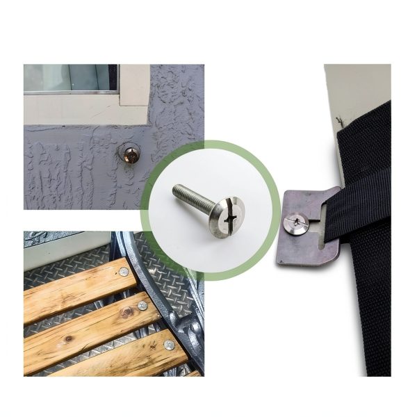 Combo Sidewalk Bolts 304 Stainless Steel Hurricane Hardware Screw Man-3