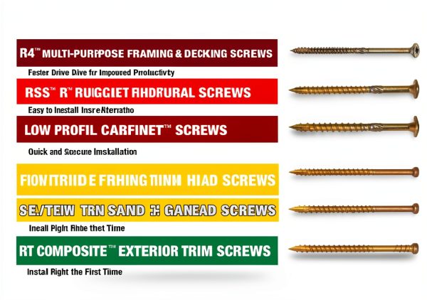 GRK 772691122872 3/8" x 8" 12287 RSS Rugged Structural Screws 50 Count, Gold-7